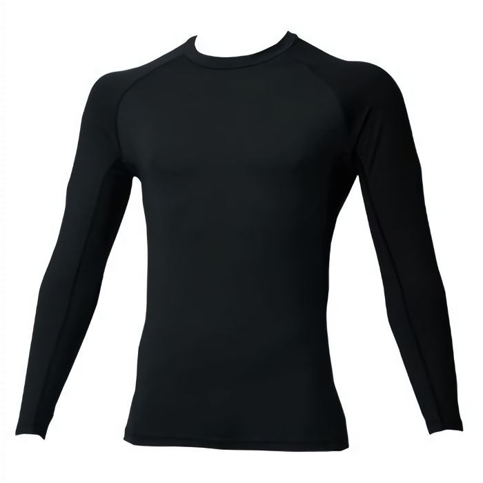 SOWA 5.9oz Premium 半永久的に効果が持続する高機能消臭コンプレッションウェア (ブラック)