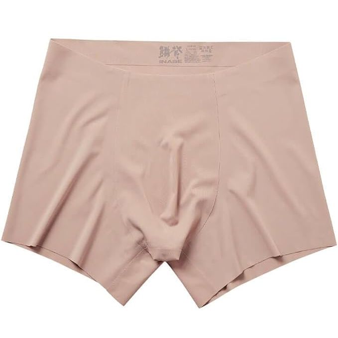 鯔背 INASE SOWA祭り服 シームレスボクサーパンツ 0985-49 S～3Lサイズ (ベージュ)