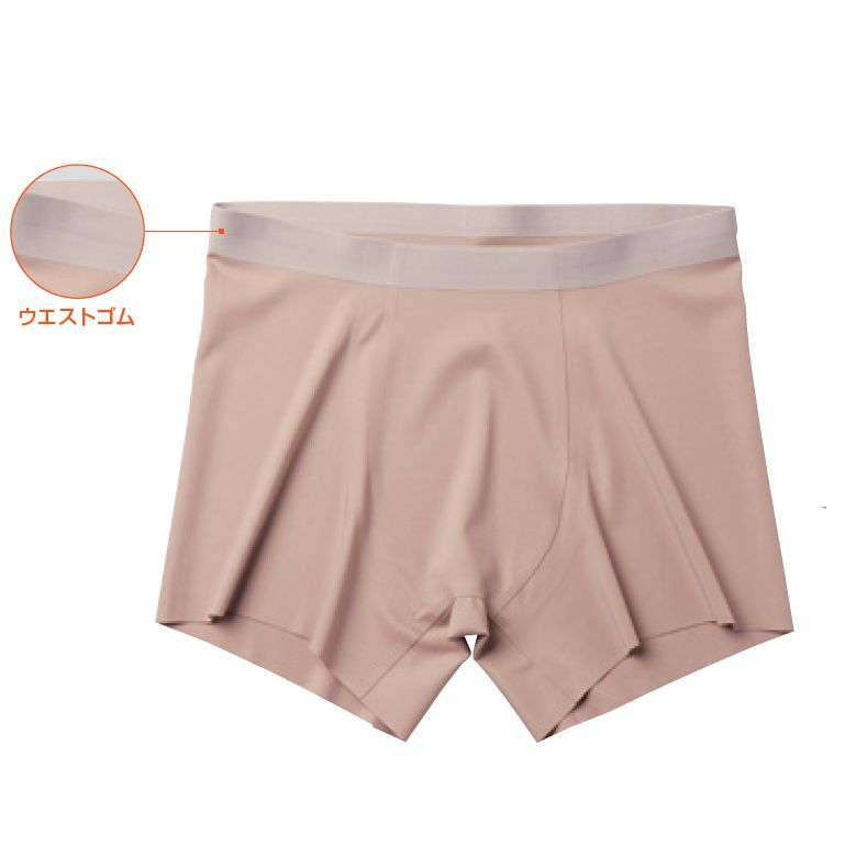 鯔背 INASE SOWA祭り服 シームレスボクサーパンツ 0985-59 S～3Lサイズ (ベージュ)