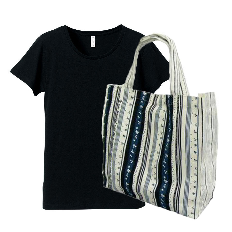 ブラック+バッグ(リーフ)