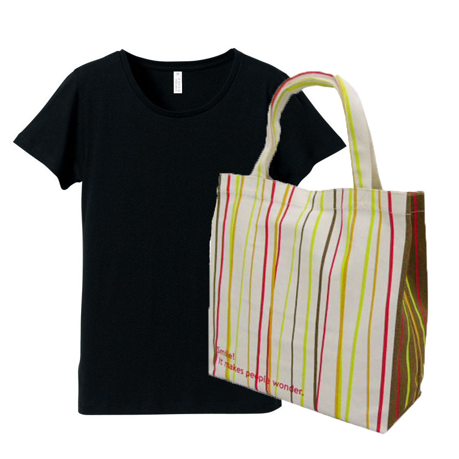 ブラック+バッグ(スマイル)