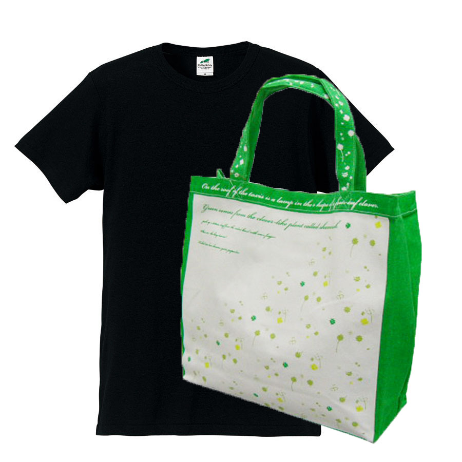 0027　ブラック+バッグ(クローバー)