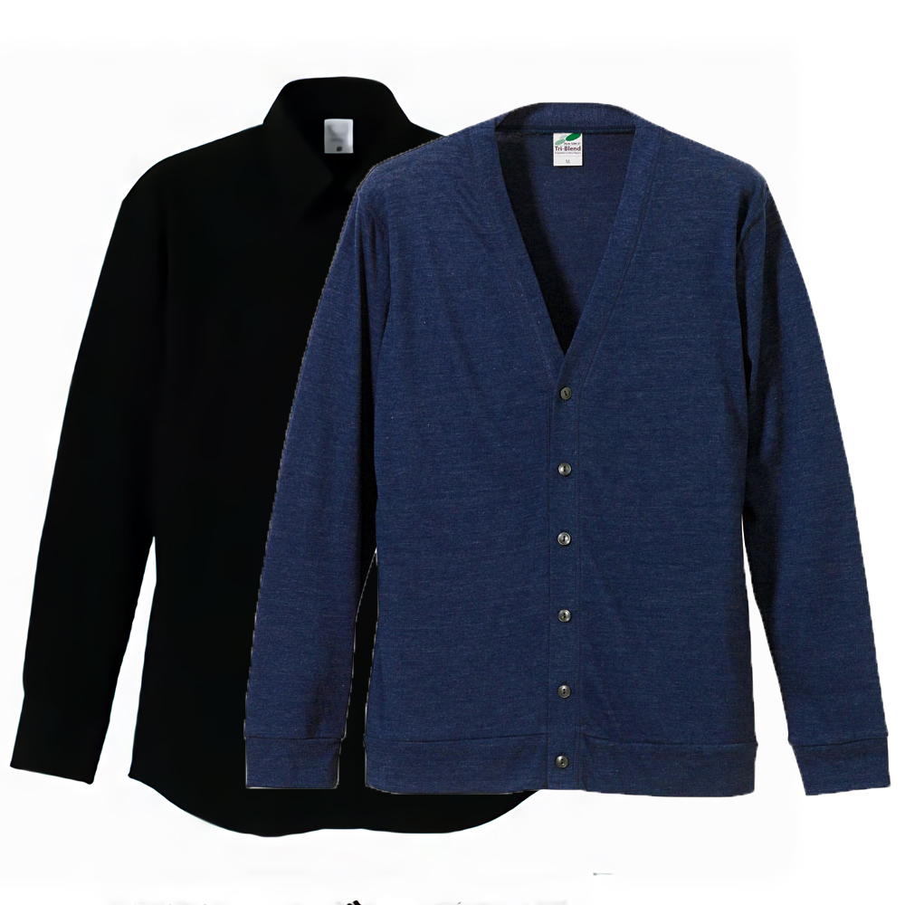 ヴィンテージへザーネイビー(Outer)+ブラック(Inner)