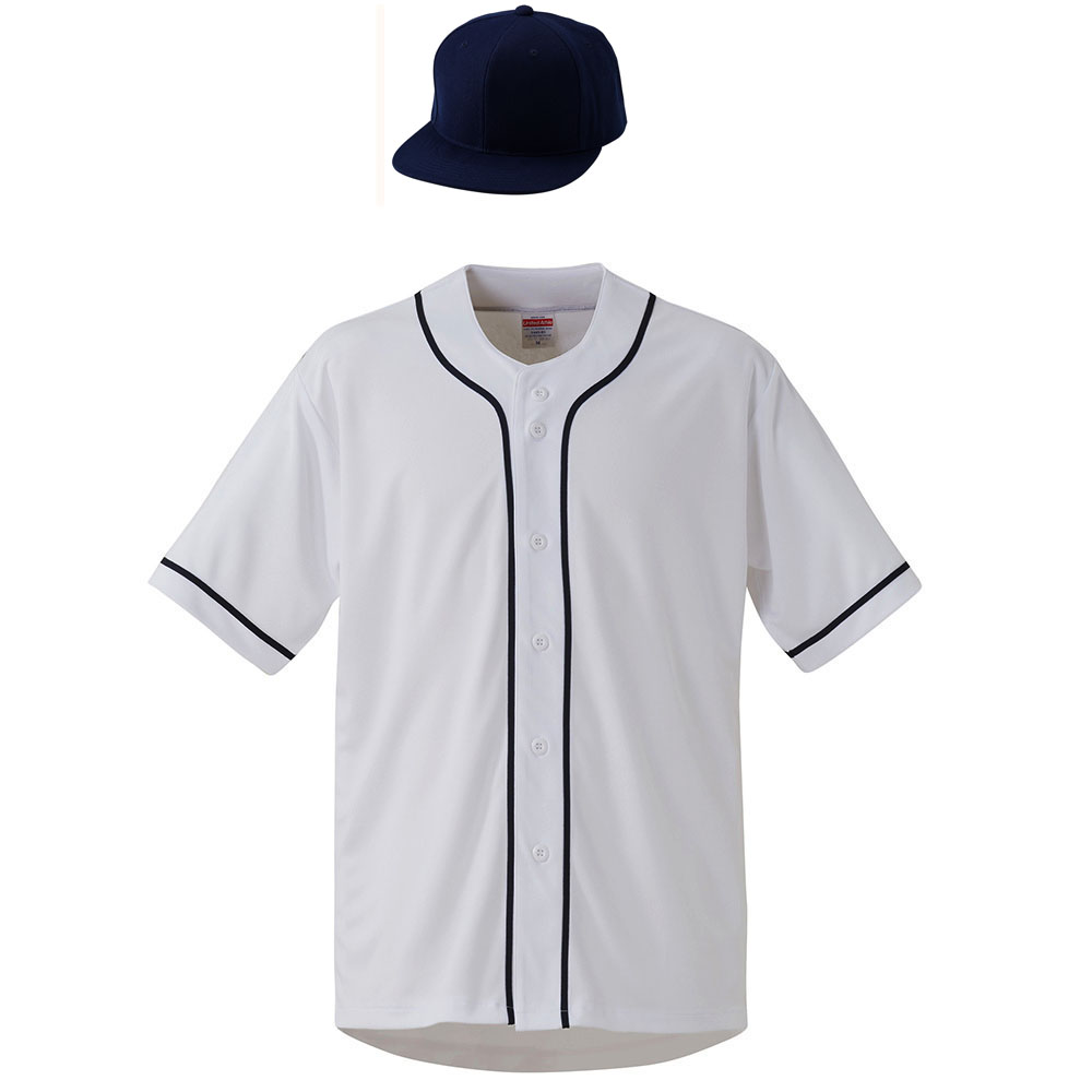 ホワイト・ネイビー+CAP:ネイビー