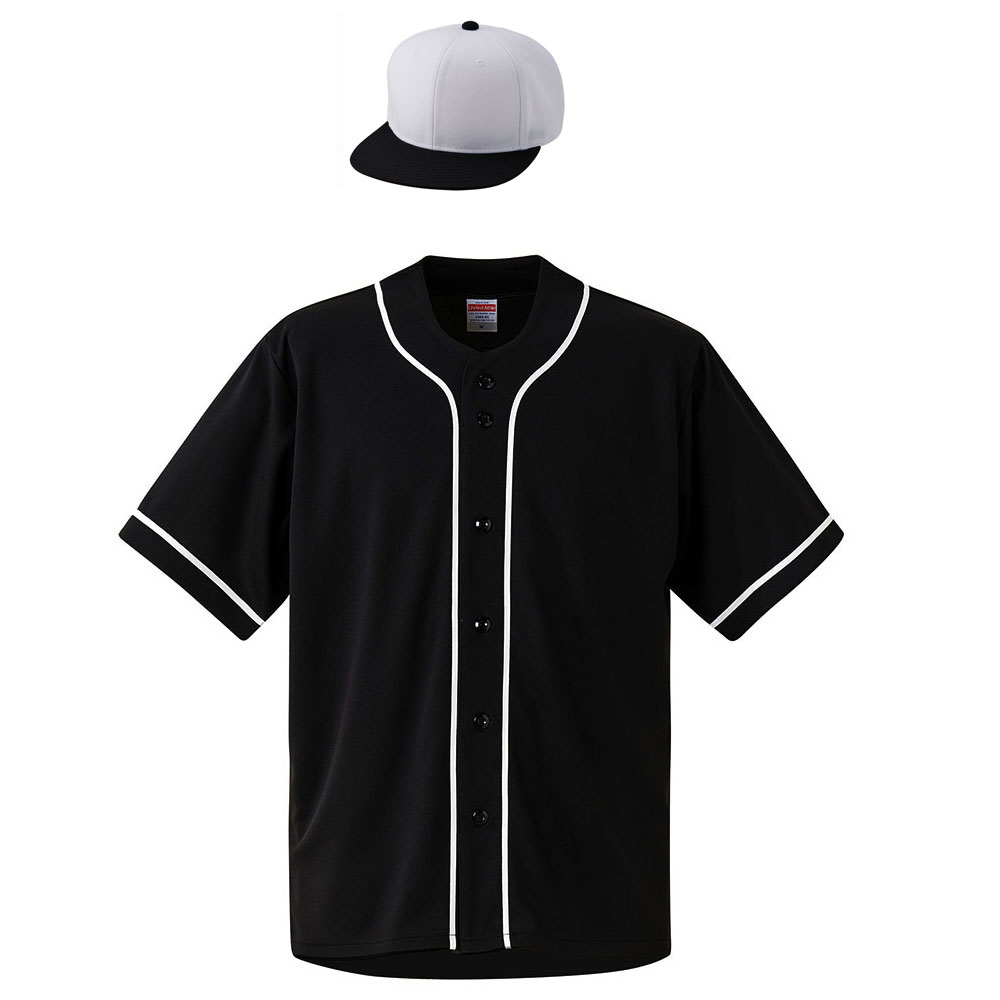 ブラック・ホワイト+CAP:ホワイト・ブラック