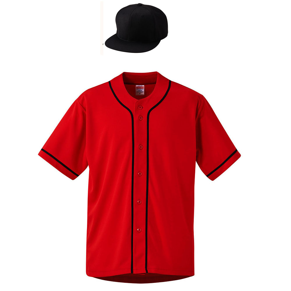 レッド・ネイビー+CAP:ブラック