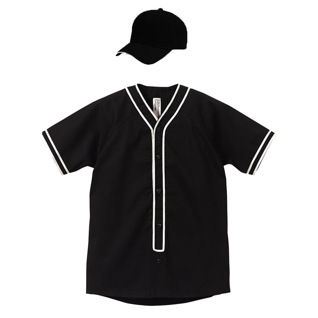 ブラック・ホワイト・ホワイト+帽子(ブラック・ホワイト)