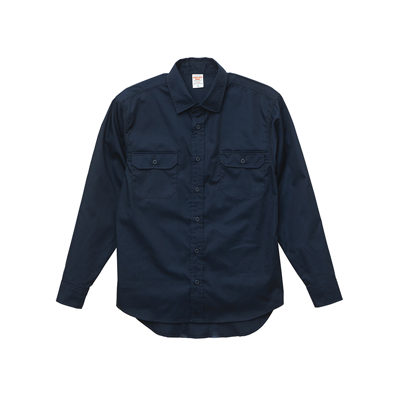 United Athle Works ワーク ロングスリーブシャツ XXL～5XLサイズ (DARK NAVY)