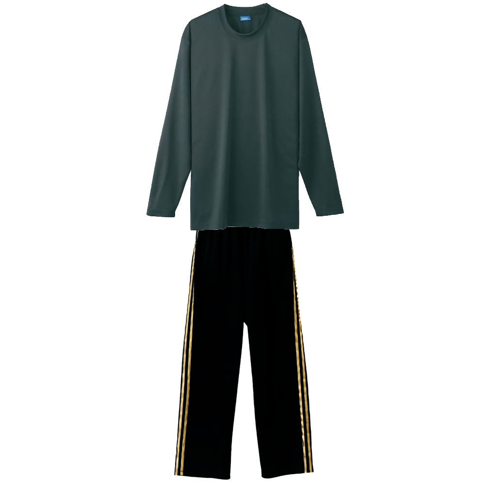 上チャコールグレー+下ブラック・ゴールド