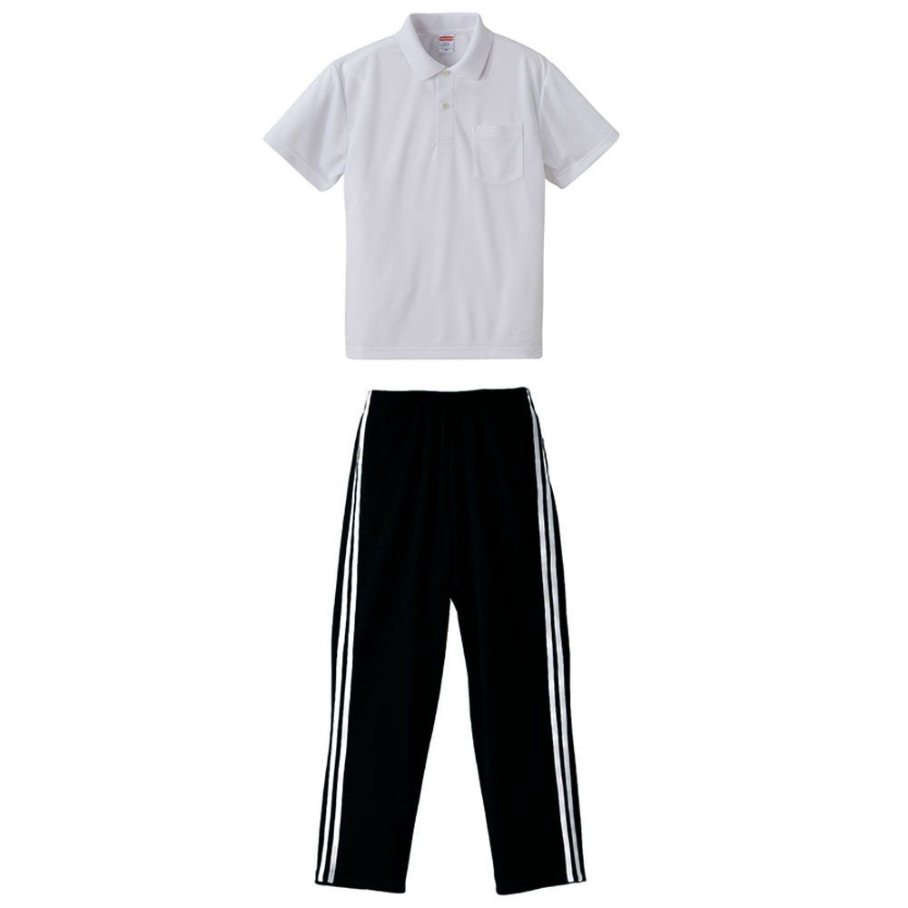 上ホワイト+下ブラック・ホワイト