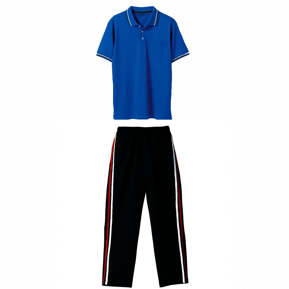 上ロイヤルブルー+下ブラック・レッド・ホワイト