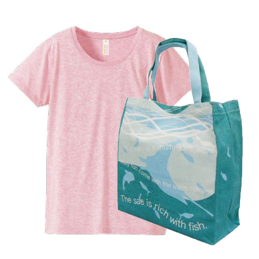 へザーピンク+バッグ(アクアリウム)