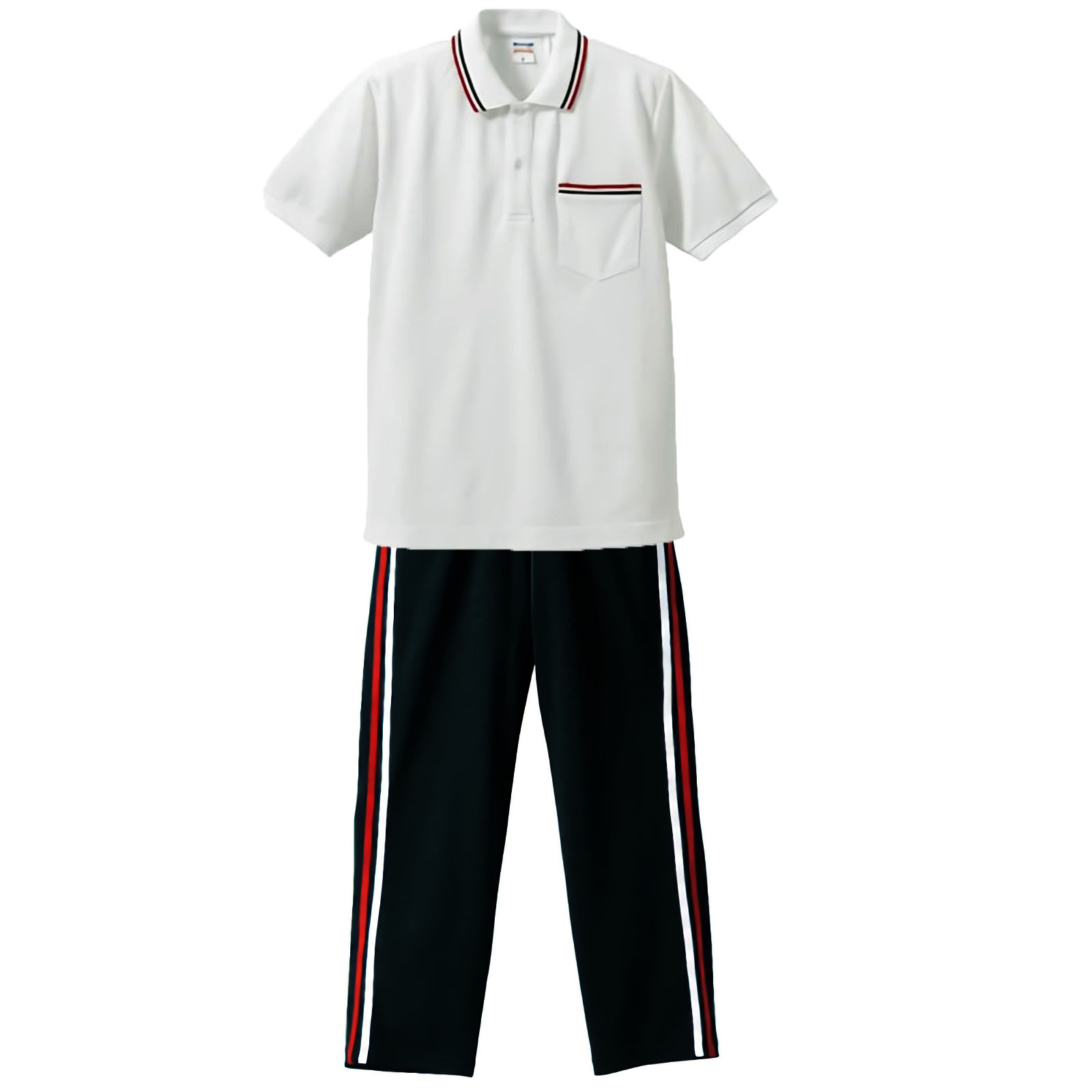 上ホワイト・レッド・ブラック+下ブラック・レッド・ホワイト