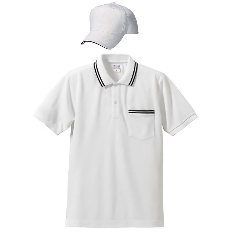 ホワイト・ブラック・ブラック+帽子(ホワイト・ブラック)