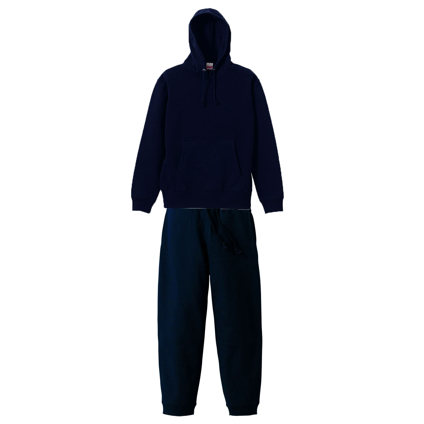 Arakai スウェット上下セットアップ(プルオーバーパーカー+パンツ) S～XL (上下ネイビー)