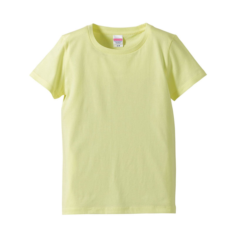 Arakai 5.0oz イエロー系Tシャツ the yellow system for ガールズ (ライトイエロー)