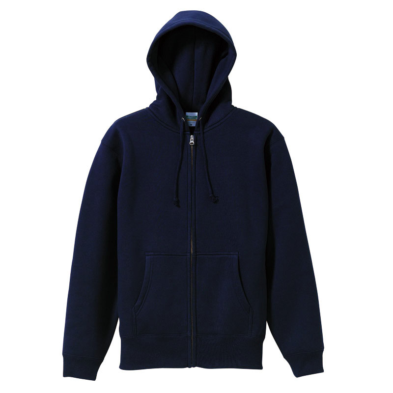 Arakai 10.0oz スウェットフルジップパーカー(裏起毛) S～XLサイズ (ネイビー)