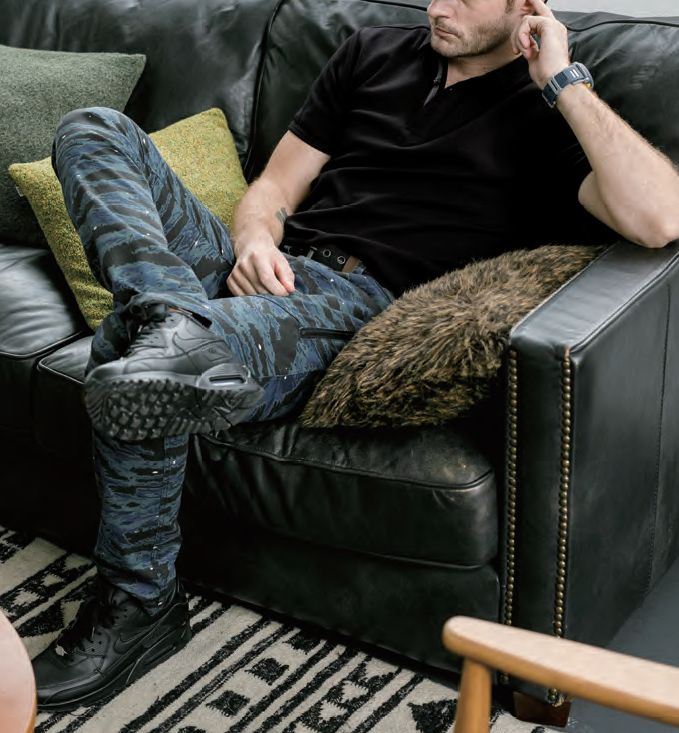 N.BW 迷彩柄(カモフラージュ) ストレッチ カーゴパンツ