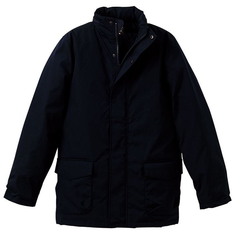 Arakai ファイバーダウンフードインジャケット(中綿入り) M～XLサイズ (ネイビー)