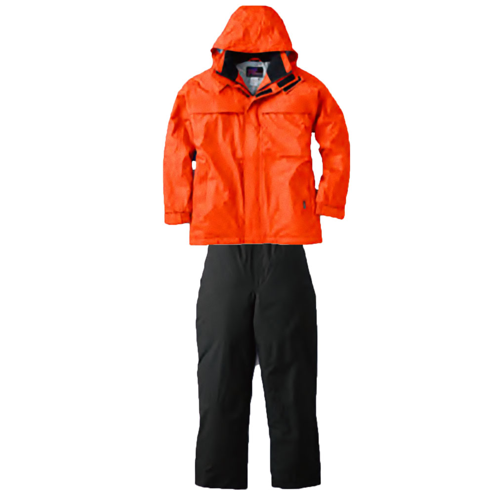 上オレンジ+下ブラック