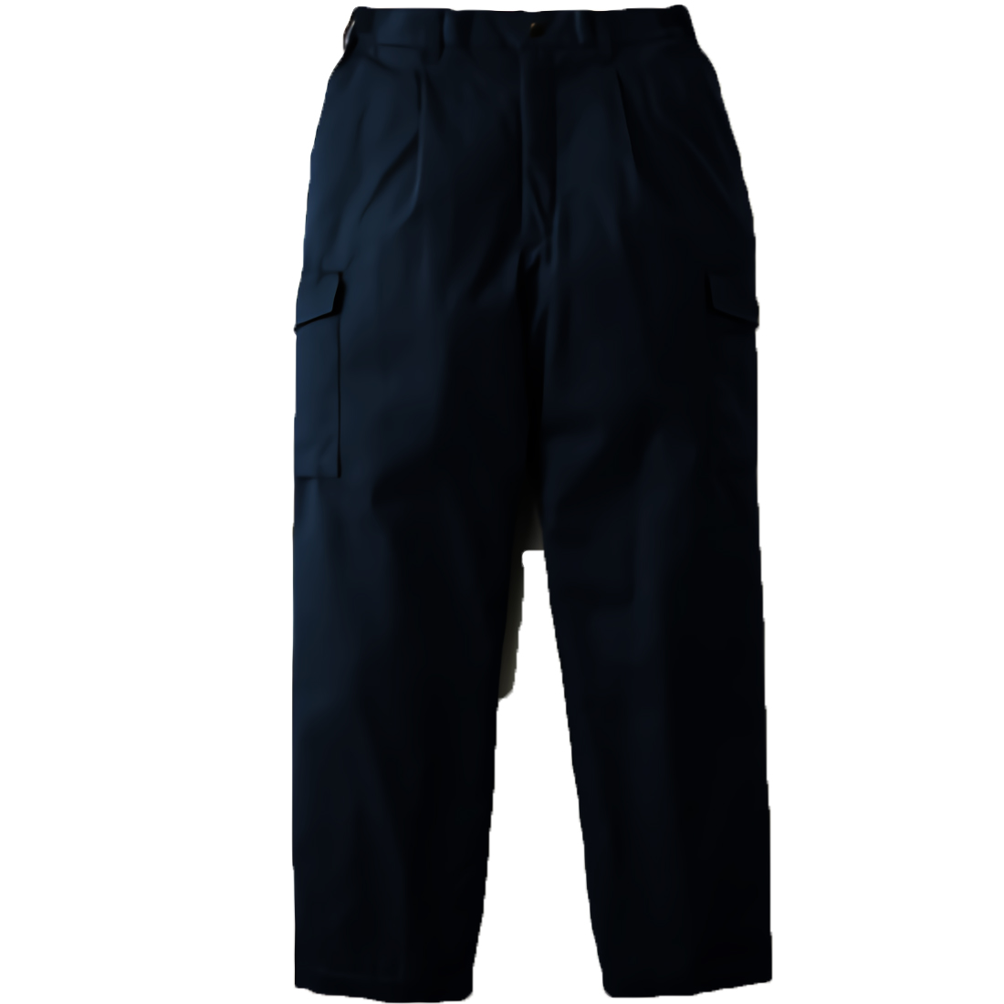 PROTECT WINTER 綿フライトパンツ(脇ゴム入りワンタック防寒ズボン) 3Lサイズ (ネイビー)