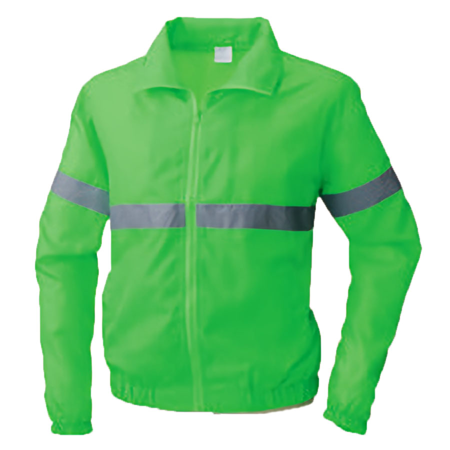 EXTRA COMFORT 反射テープ付き蛍光チームブルゾン(撥水) 3Lサイズ (蛍光グリーン)