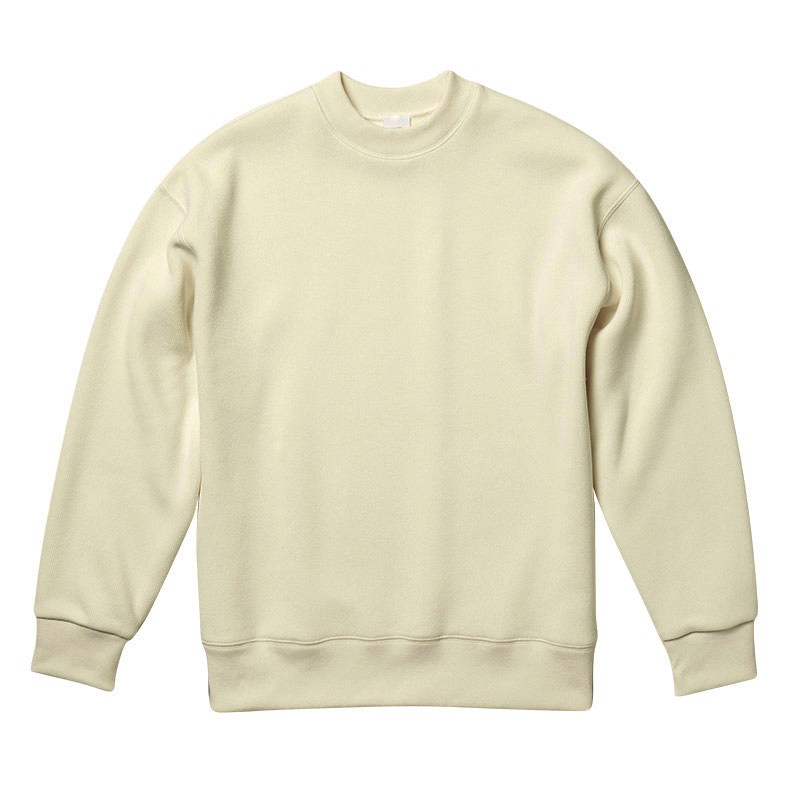 Knit_Fleece 10.3oz モックネックスウェット M～LL(XL)サイズ (バニラホワイト)