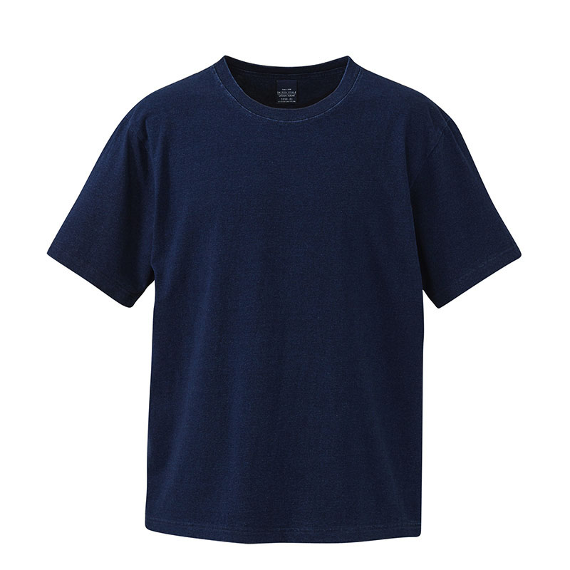 ユナイテッドアスレ 5.3oz インディゴTシャツ S～XLサイズ (ダークインディゴ)