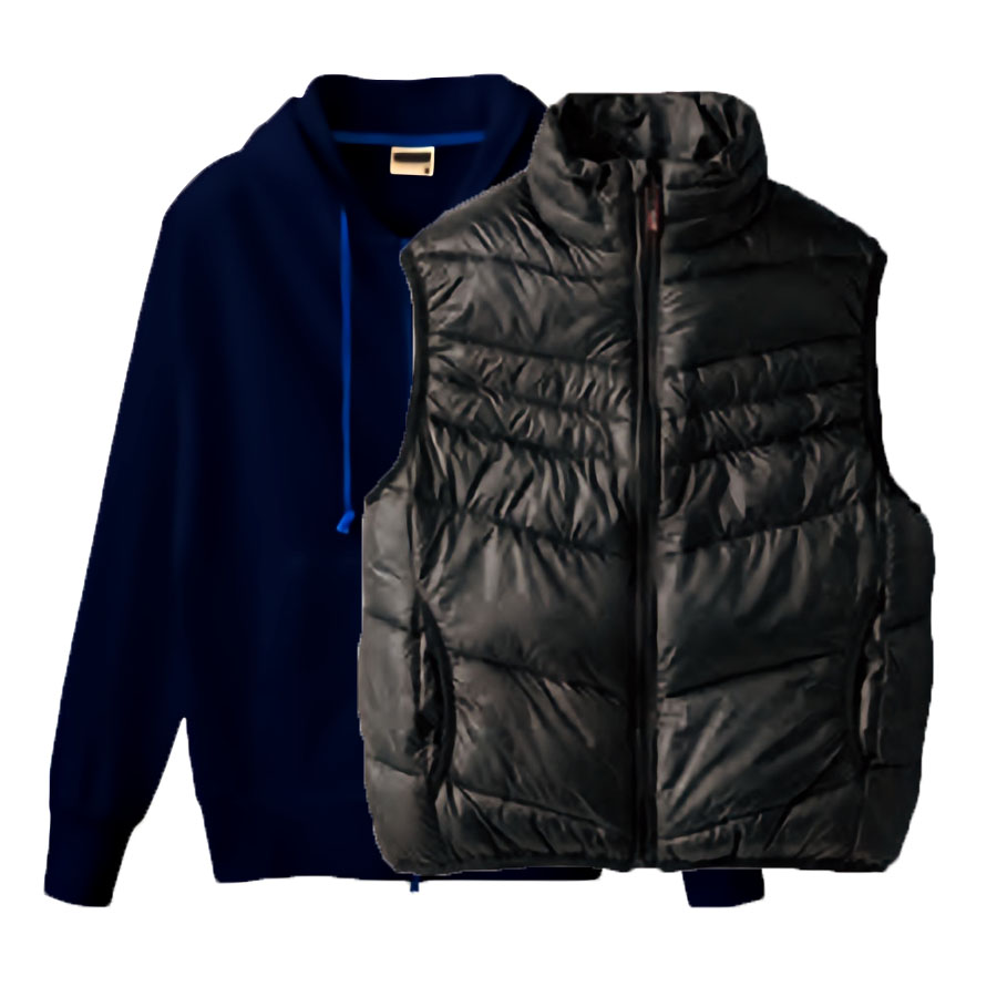 チャコールグレー(Outer)+ネイビー(Inner)