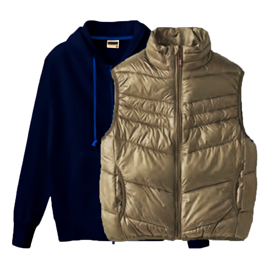 ライトブラウン(Outer)+ネイビー(Inner)