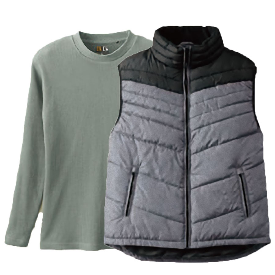 グレー(Outer)+ヘザーグレー(Inner)