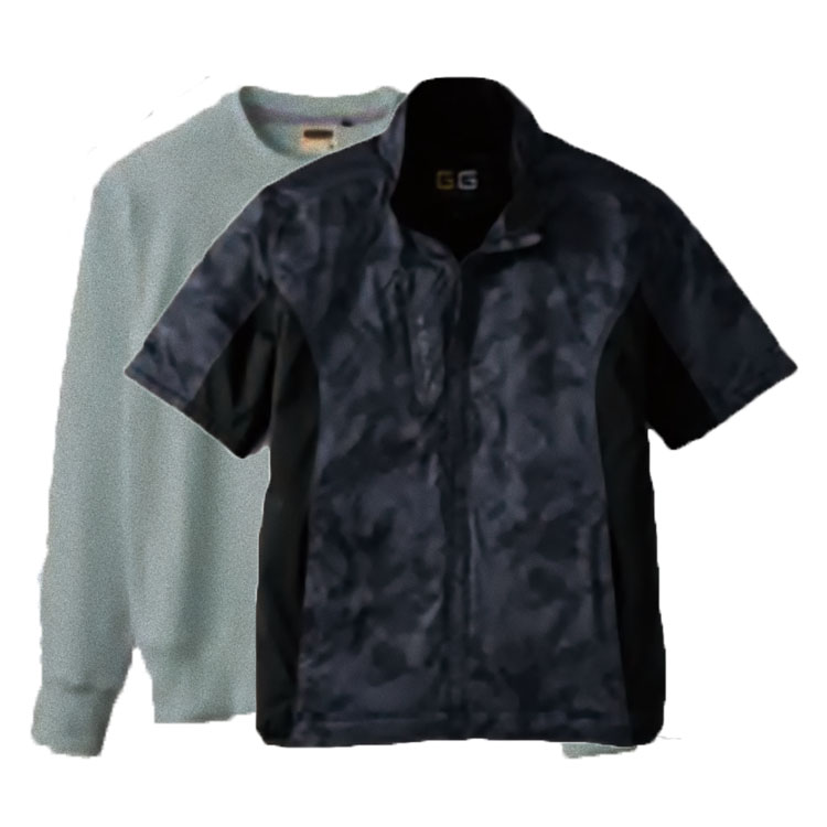 カモフラグレー(Outer)+杢グレー(Inner)