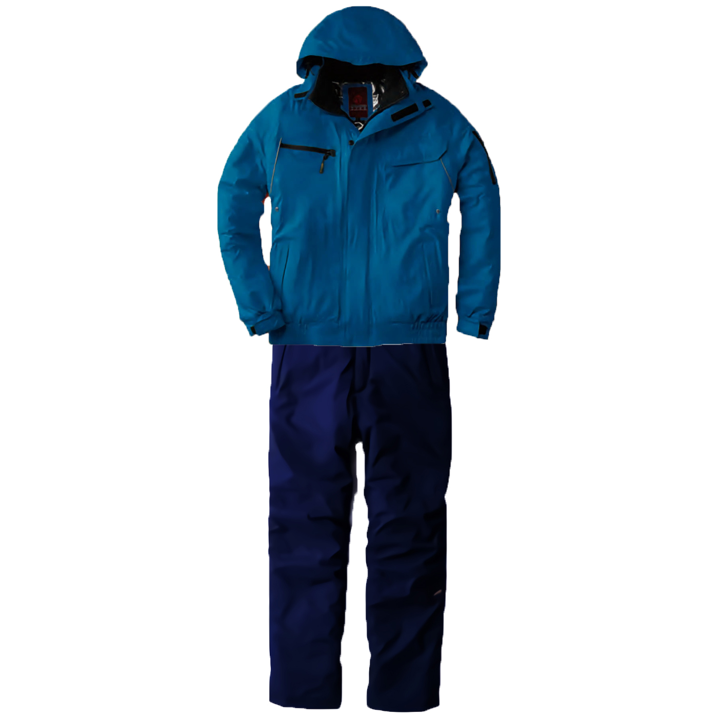 上ターコイズ+下ネイビー