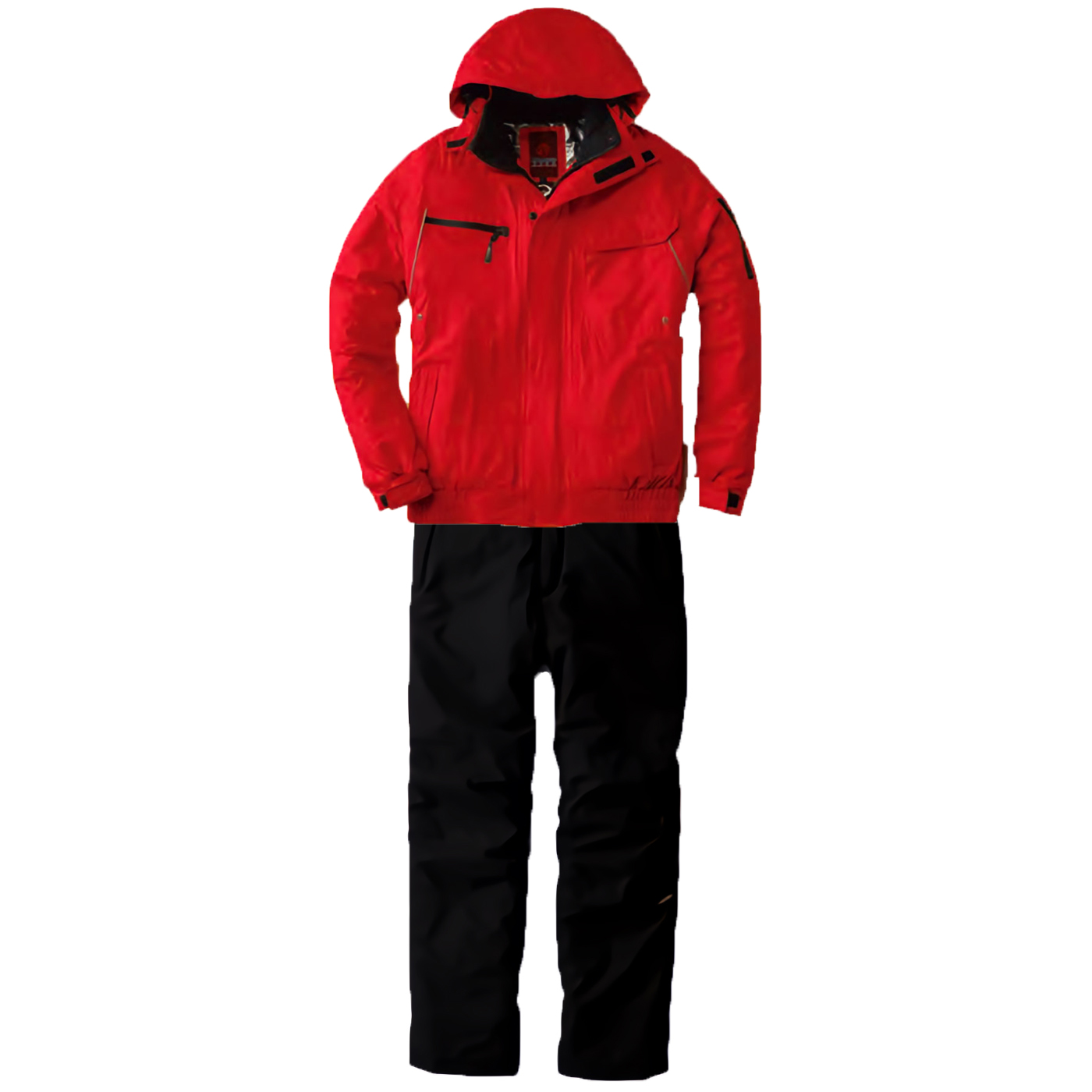 上レッド+下ブラック