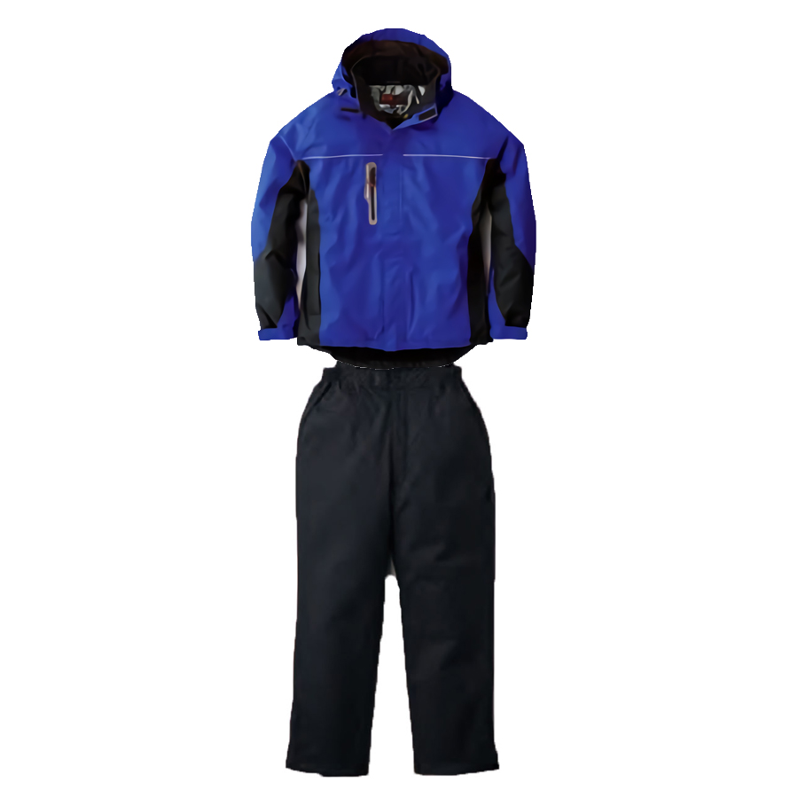 上ロイヤルブルー+下チャコールグレー