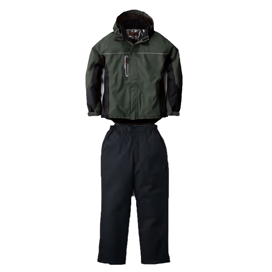 上アーミー+下チャコールグレー