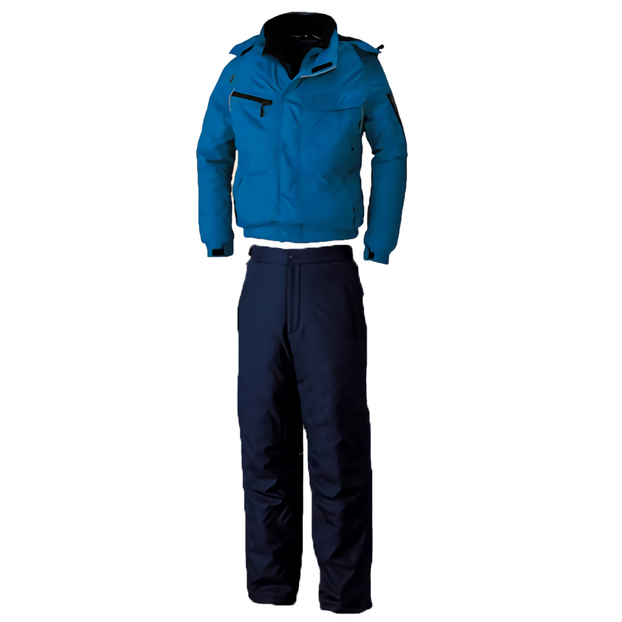 上ターコイズ+下ネイビー