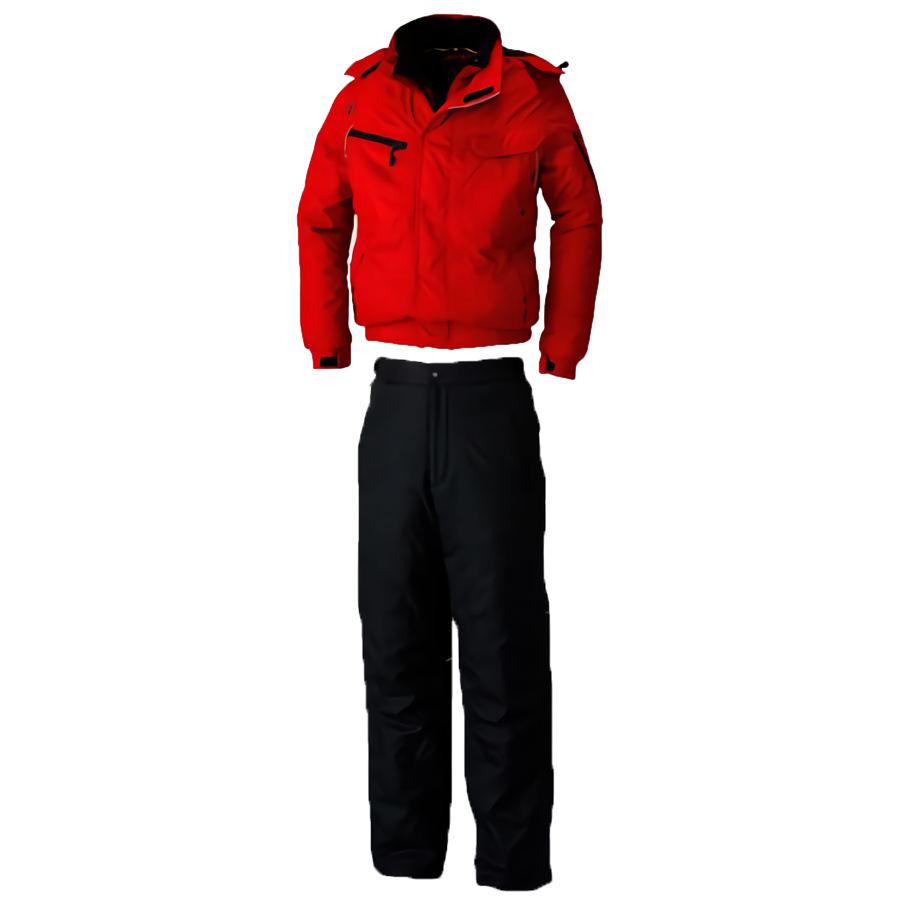 上レッド+下ブラック