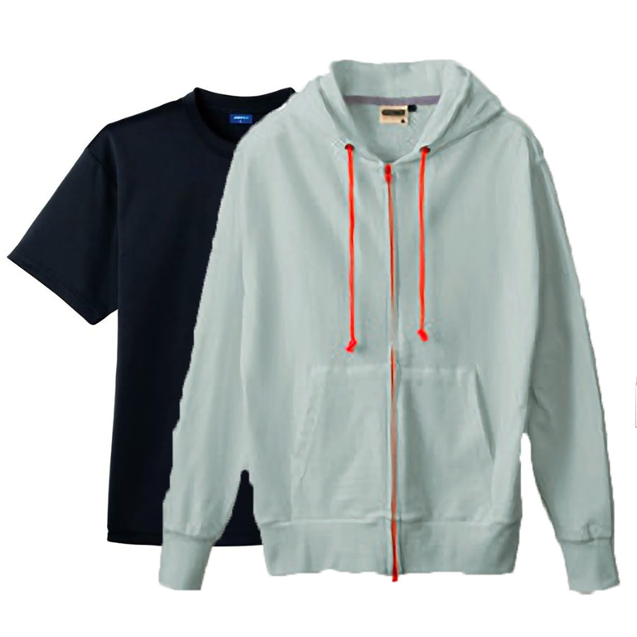 杢グレー(Outer)+ネイビー(Inner)