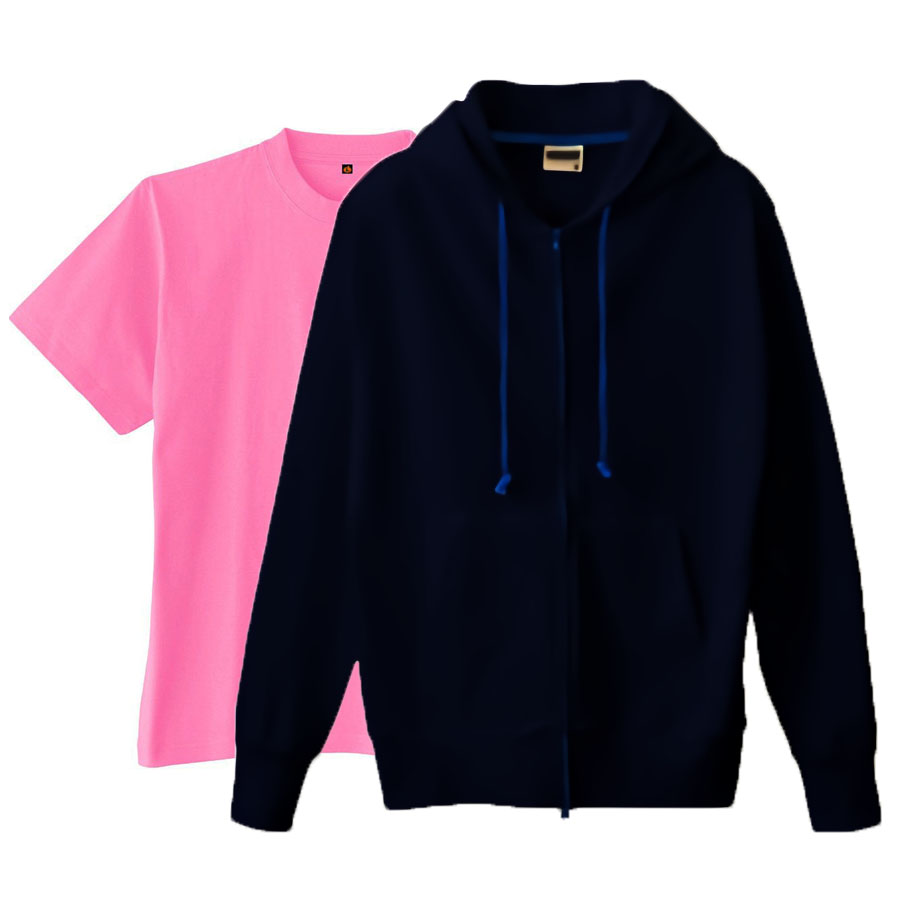 ネイビー(Outer)+ピンク(Inner)