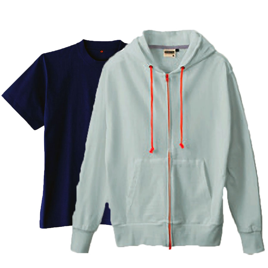 杢グレー(Outer)+ネイビー(Inner)