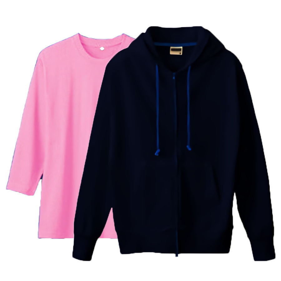 ネイビー(Outer)+ピンク(Inner)