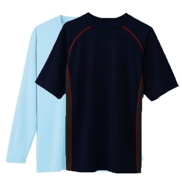 ネイビー(Outer)+サックス(Inner)