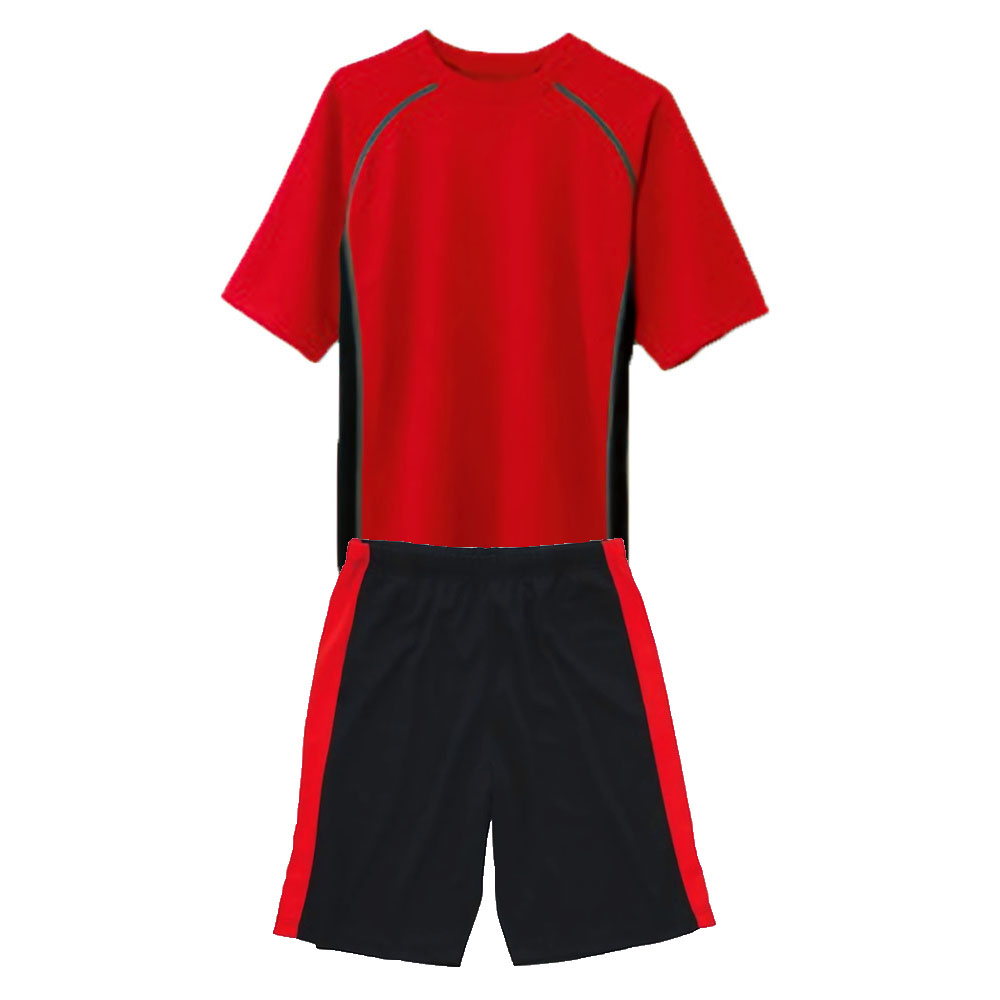 上レッド+下ブラック