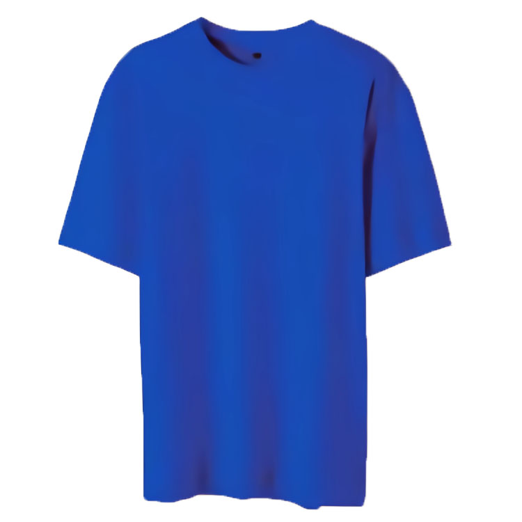 G.GROUND 綿100% 半袖Tシャツ(胸ポケット無し) S～3Lサイズ (ロイヤルブルー)