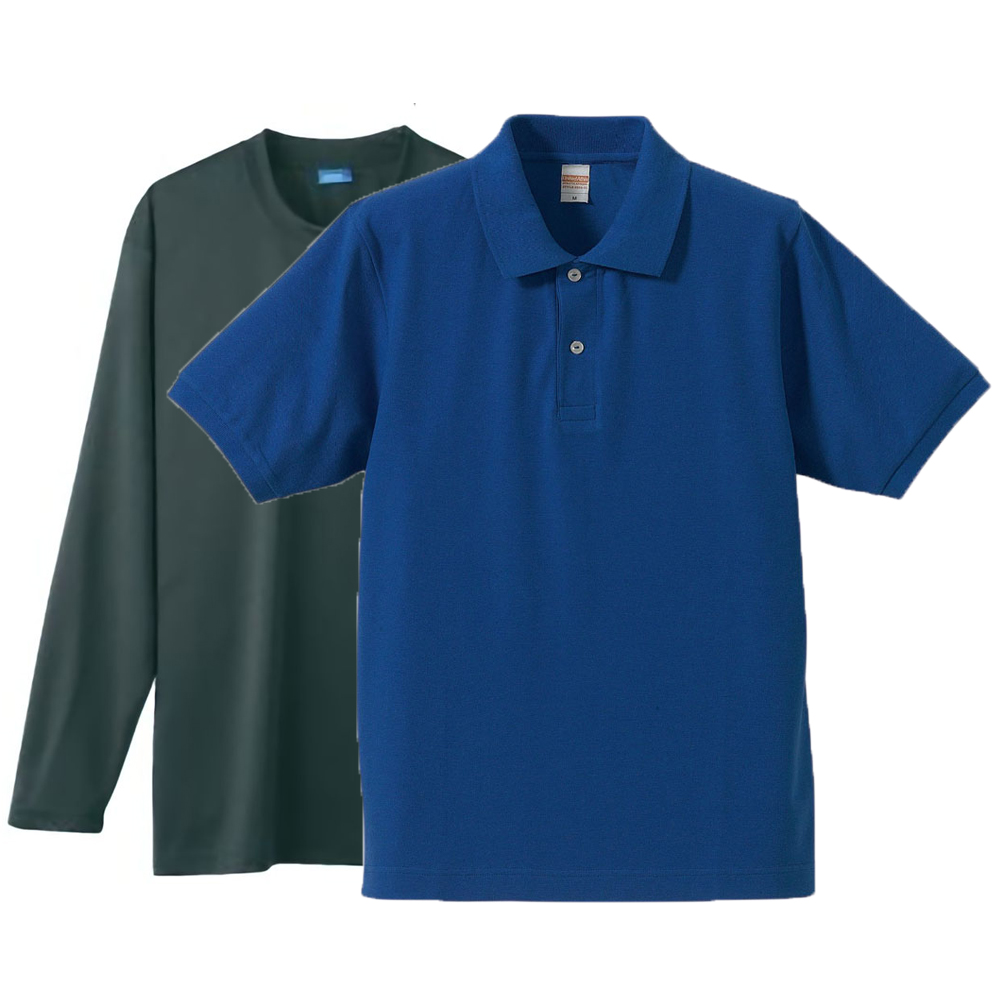 Inner:チャコールグレー+Outer:ロイヤルブルー