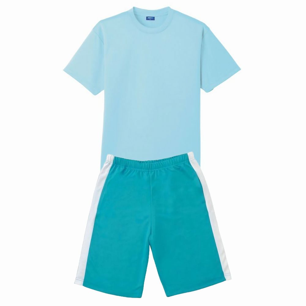 上サックス+下エメラルドブルー