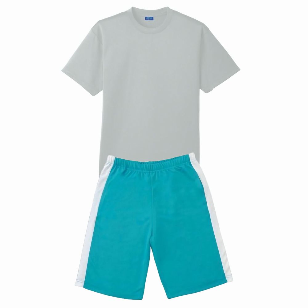 上シルバーグレー+下エメラルドブルー