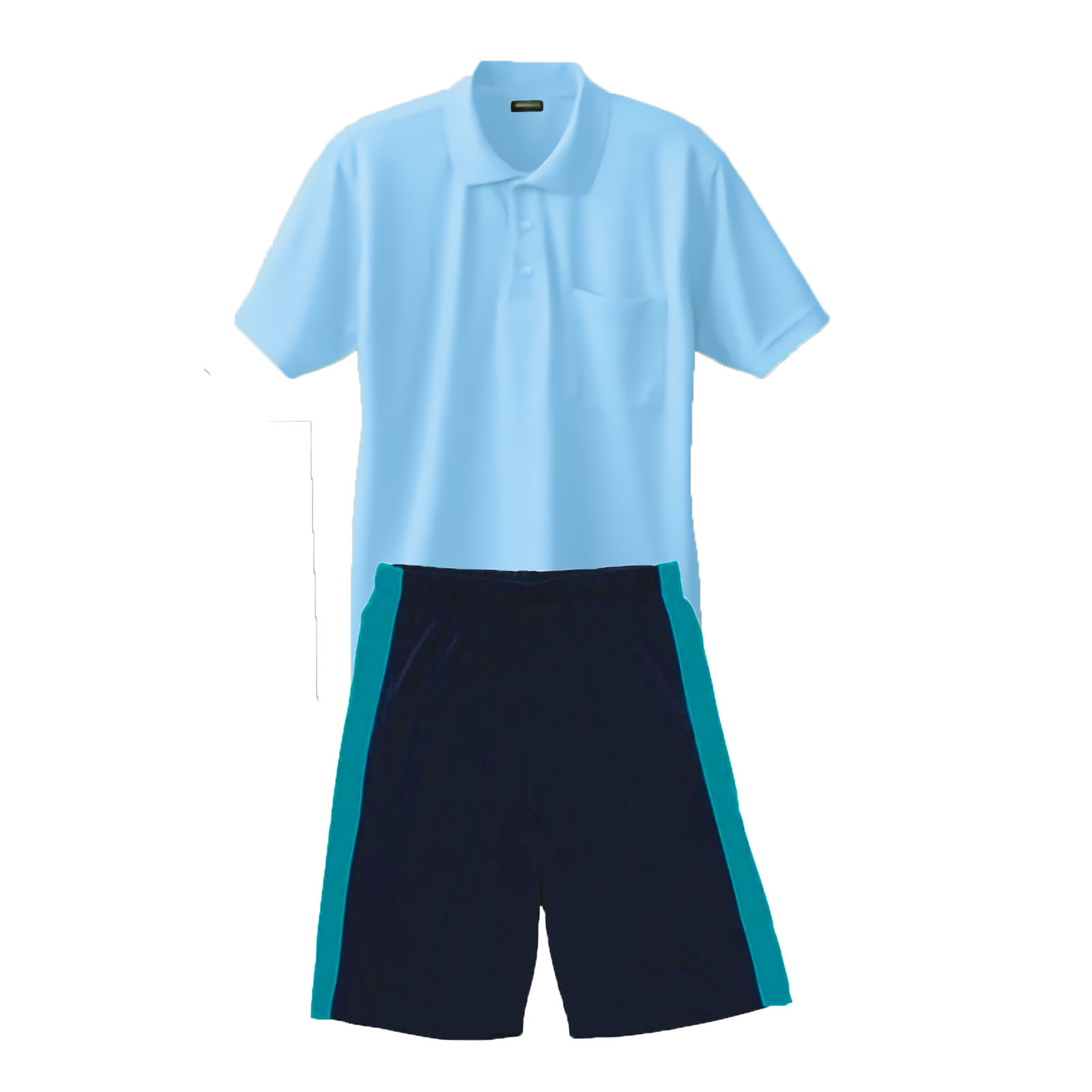 上サックス+下ネイビー