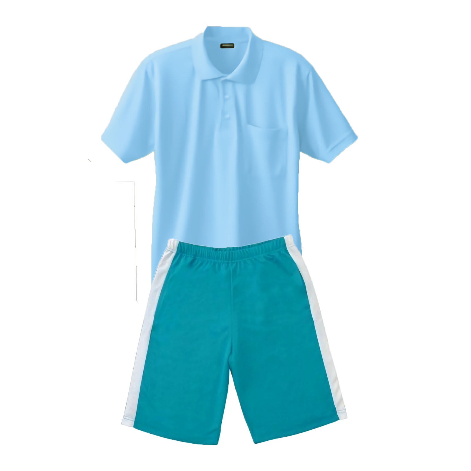 上サックス+下エメラルドブルー